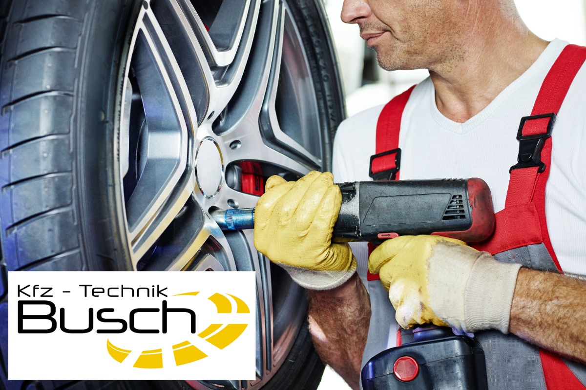 Radwechsel bei Kfz-Technik Busch