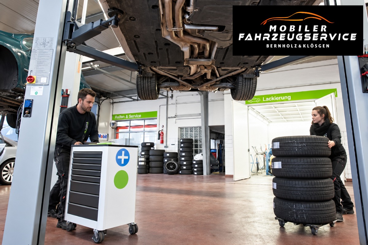Radwechsel nur wenige Minuten von Aachen beim Mobilen Fahrzeugservice Bernholz & Kl�sgen