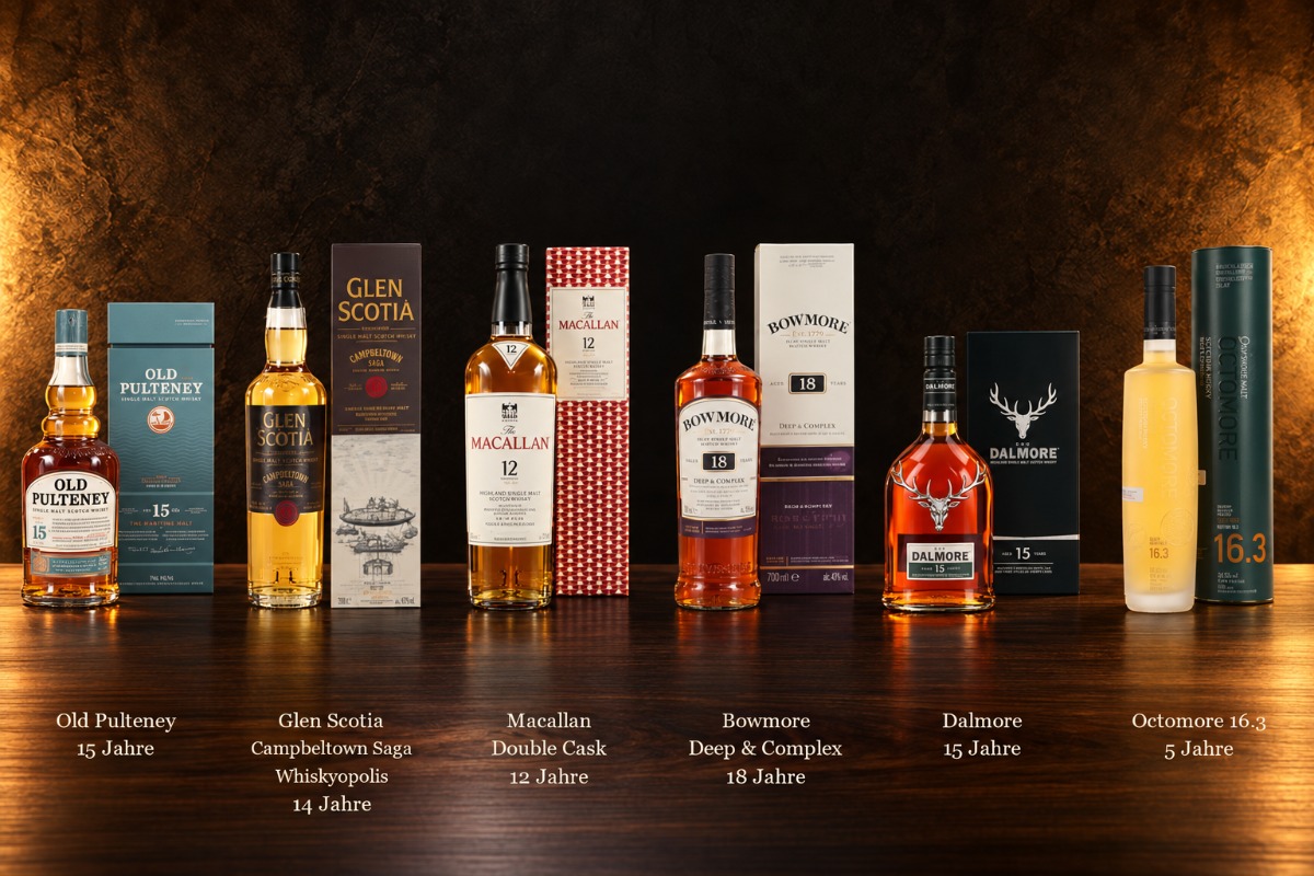 Exklusives, vierst�ndiges Whisky-Tasting �Peated or Unpeated� im Marschiertor!